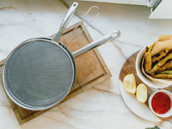 POÊLE/FRITEUSE+PANIER+TAMIS 24